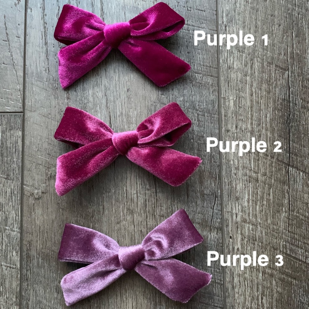 5 for $10 velvet bows